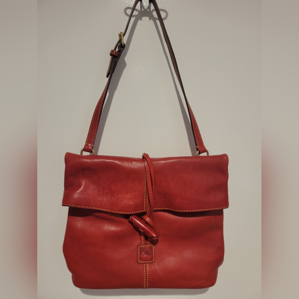 Dooney & Bourke Red Leather Shoulder Bag